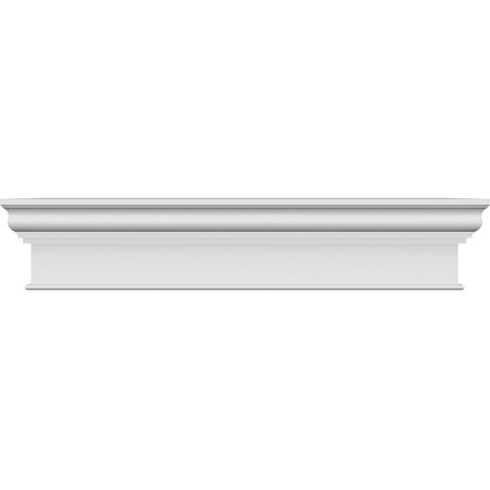 Ekena Millwork 33" Bottom Width x 41 1/2" Top Width x 12"H x 1 1/4"P Craftsman Crosshead CRH12X33